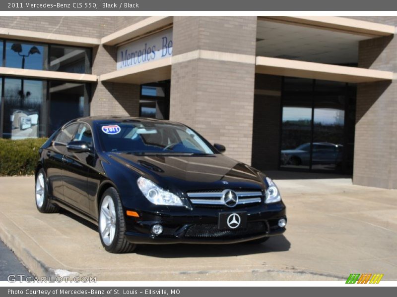 Black / Black 2011 Mercedes-Benz CLS 550