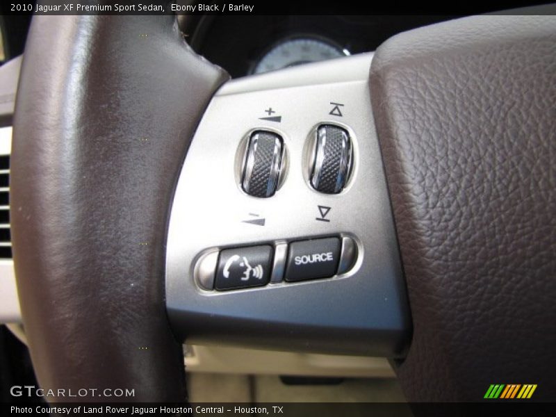 Ebony Black / Barley 2010 Jaguar XF Premium Sport Sedan