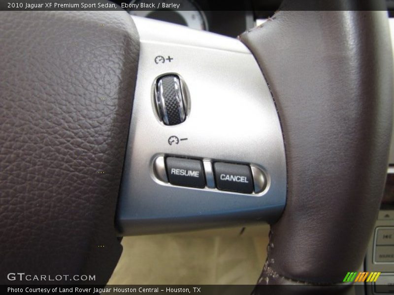 Ebony Black / Barley 2010 Jaguar XF Premium Sport Sedan