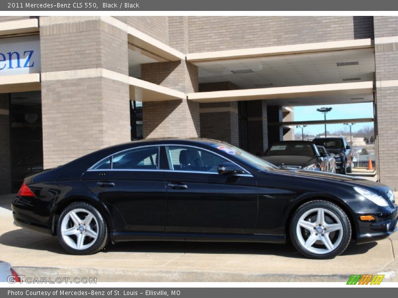 Black / Black 2011 Mercedes-Benz CLS 550