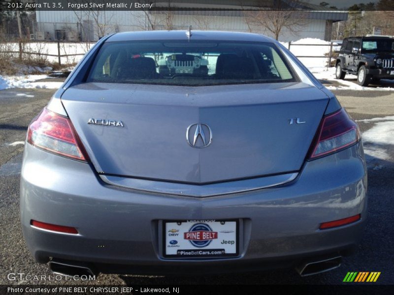 Forged Silver Metallic / Ebony 2012 Acura TL 3.5