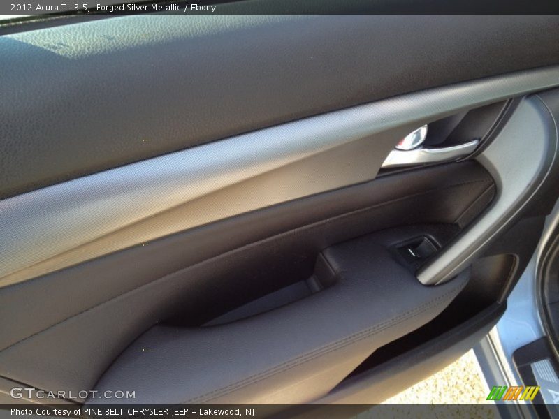 Forged Silver Metallic / Ebony 2012 Acura TL 3.5