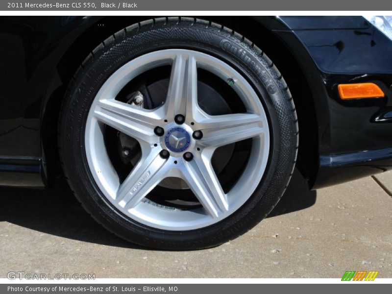 Black / Black 2011 Mercedes-Benz CLS 550