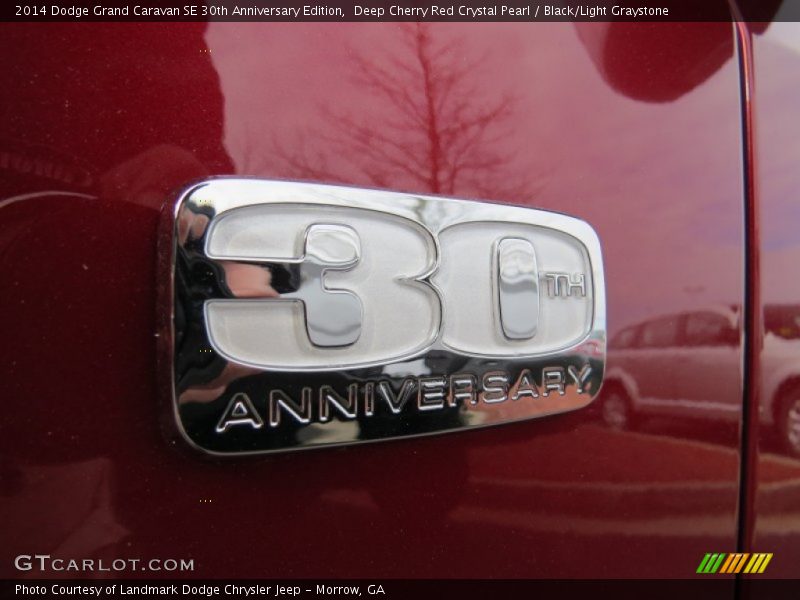 Deep Cherry Red Crystal Pearl / Black/Light Graystone 2014 Dodge Grand Caravan SE 30th Anniversary Edition