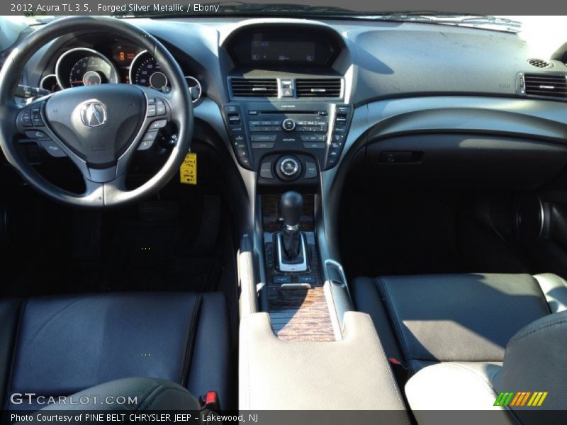 Forged Silver Metallic / Ebony 2012 Acura TL 3.5