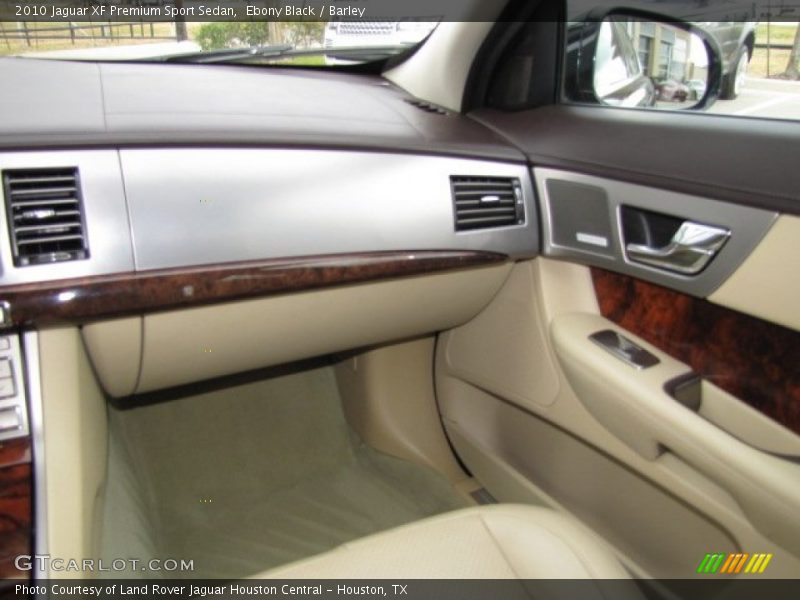 Ebony Black / Barley 2010 Jaguar XF Premium Sport Sedan