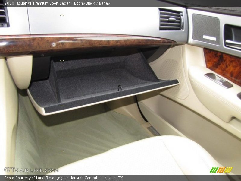 Ebony Black / Barley 2010 Jaguar XF Premium Sport Sedan