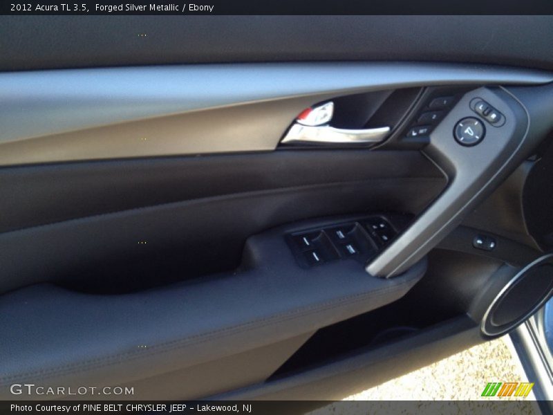 Forged Silver Metallic / Ebony 2012 Acura TL 3.5