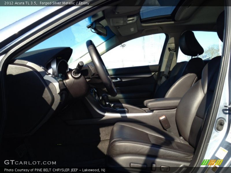 Forged Silver Metallic / Ebony 2012 Acura TL 3.5