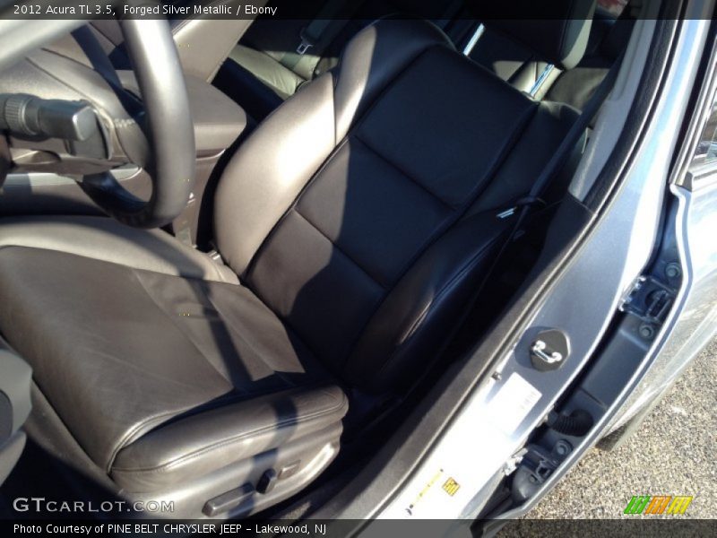 Forged Silver Metallic / Ebony 2012 Acura TL 3.5