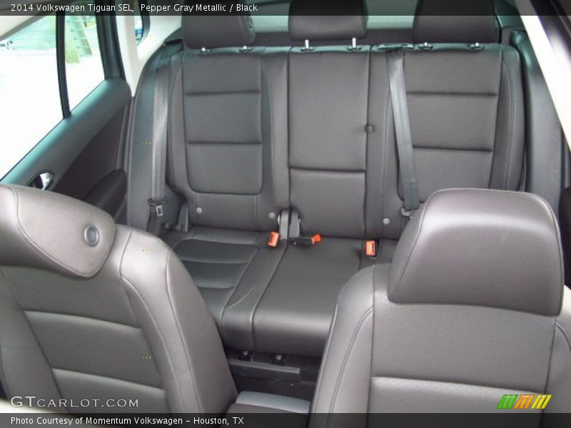 Pepper Gray Metallic / Black 2014 Volkswagen Tiguan SEL