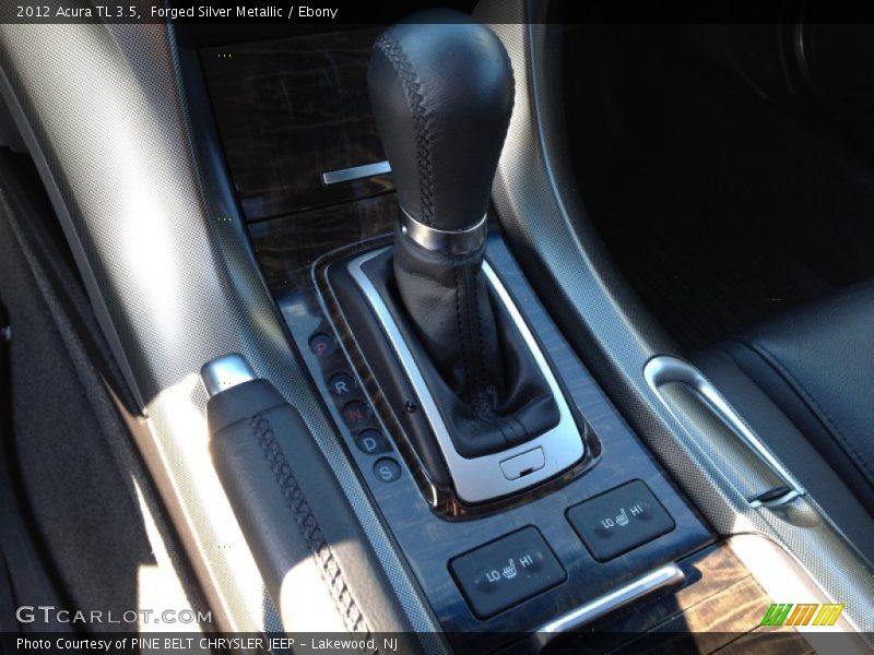 Forged Silver Metallic / Ebony 2012 Acura TL 3.5