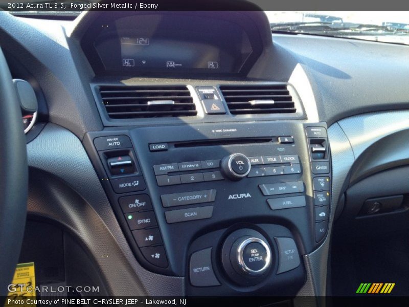 Forged Silver Metallic / Ebony 2012 Acura TL 3.5