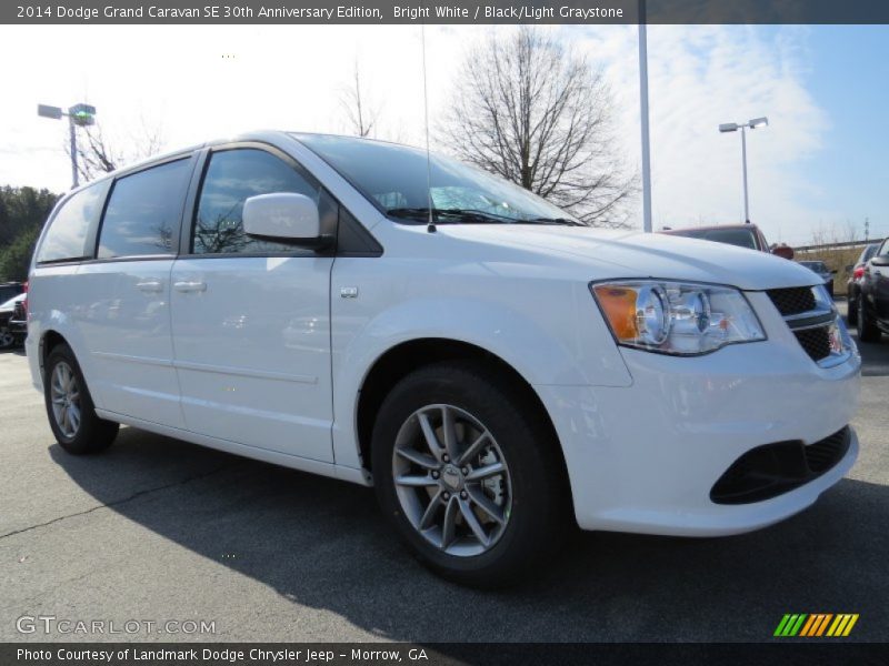 Bright White / Black/Light Graystone 2014 Dodge Grand Caravan SE 30th Anniversary Edition