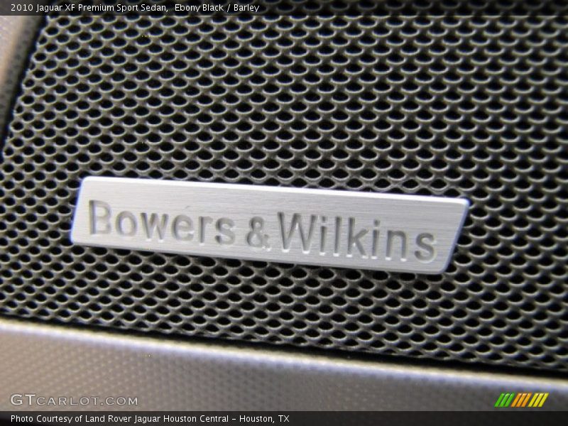 Ebony Black / Barley 2010 Jaguar XF Premium Sport Sedan