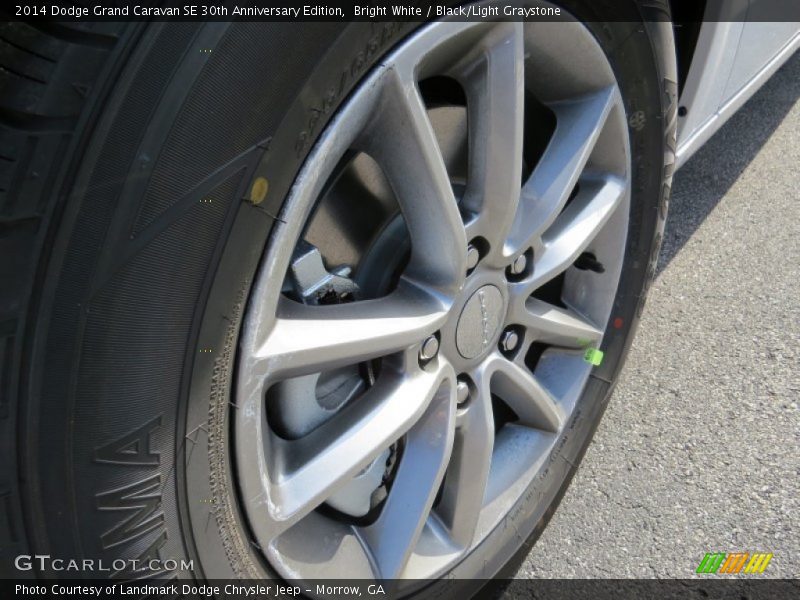Bright White / Black/Light Graystone 2014 Dodge Grand Caravan SE 30th Anniversary Edition