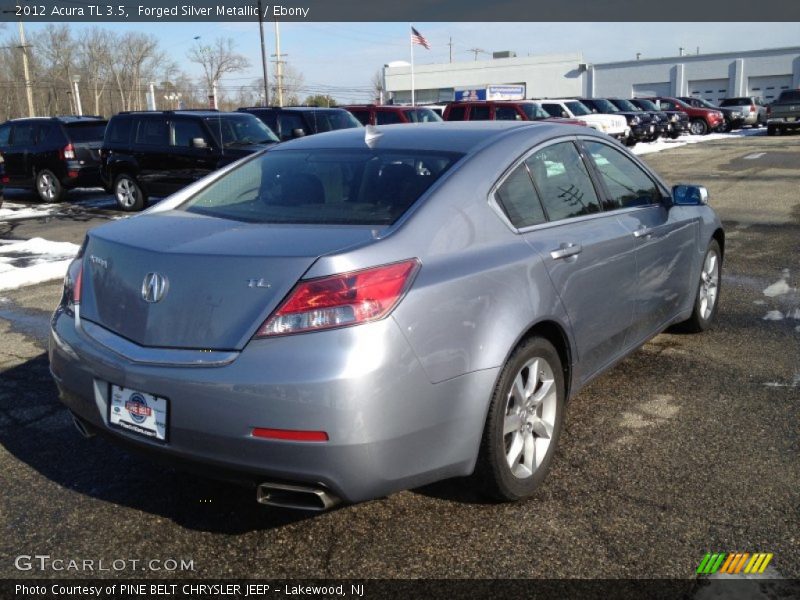 Forged Silver Metallic / Ebony 2012 Acura TL 3.5