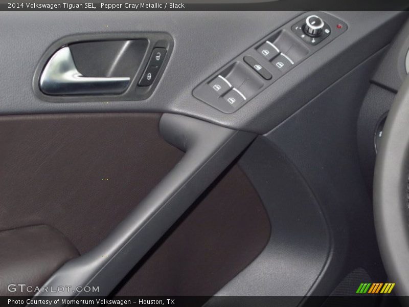 Pepper Gray Metallic / Black 2014 Volkswagen Tiguan SEL