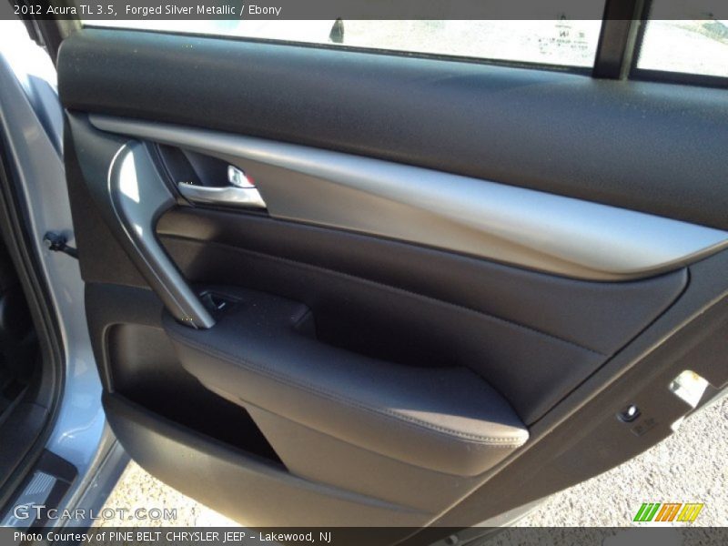 Forged Silver Metallic / Ebony 2012 Acura TL 3.5