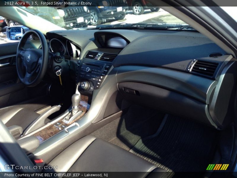 Forged Silver Metallic / Ebony 2012 Acura TL 3.5