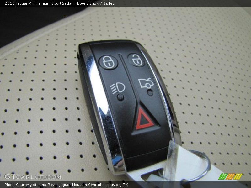 Ebony Black / Barley 2010 Jaguar XF Premium Sport Sedan