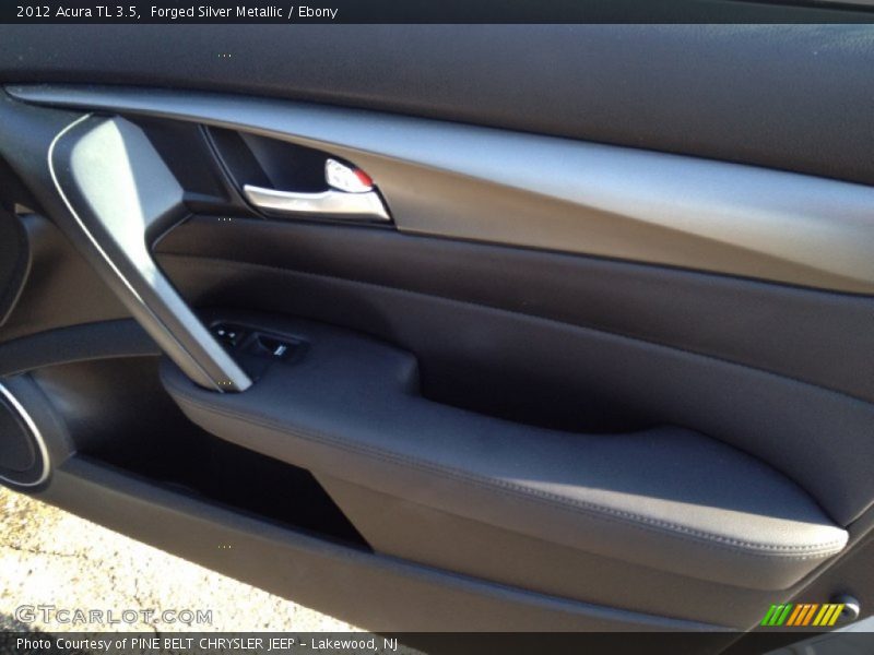 Forged Silver Metallic / Ebony 2012 Acura TL 3.5