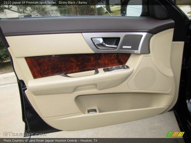 Ebony Black / Barley 2010 Jaguar XF Premium Sport Sedan