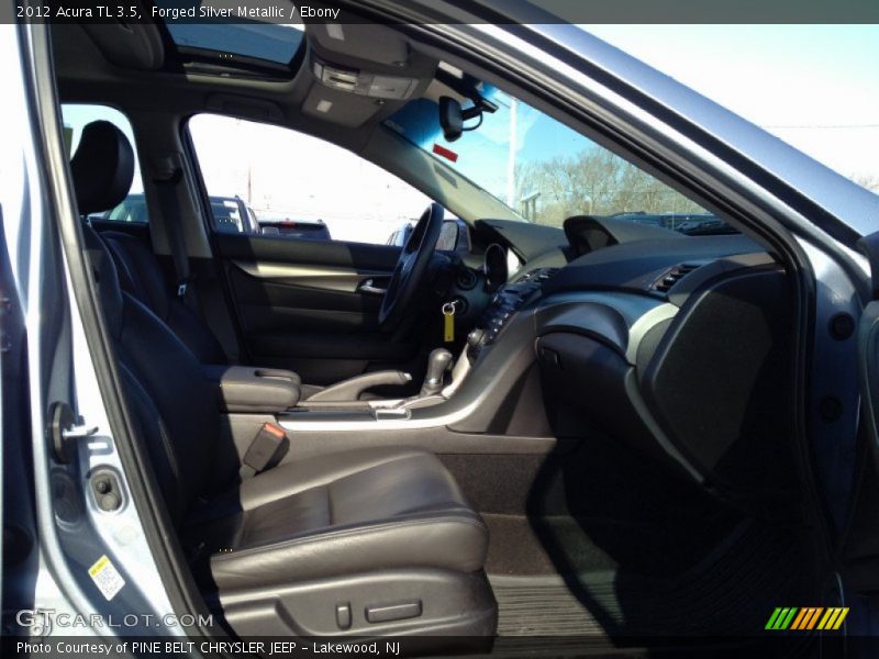 Forged Silver Metallic / Ebony 2012 Acura TL 3.5