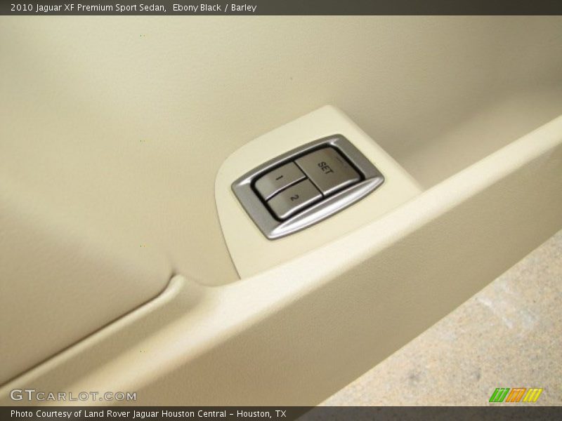 Ebony Black / Barley 2010 Jaguar XF Premium Sport Sedan