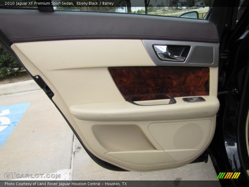 Ebony Black / Barley 2010 Jaguar XF Premium Sport Sedan