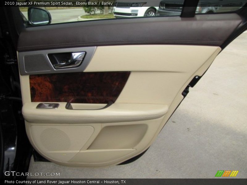 Ebony Black / Barley 2010 Jaguar XF Premium Sport Sedan