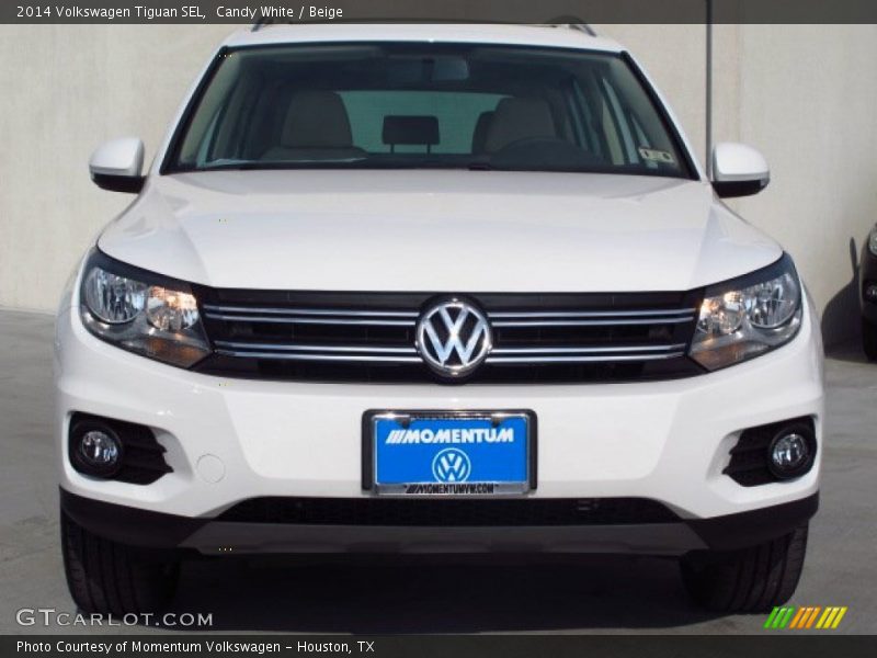 Candy White / Beige 2014 Volkswagen Tiguan SEL