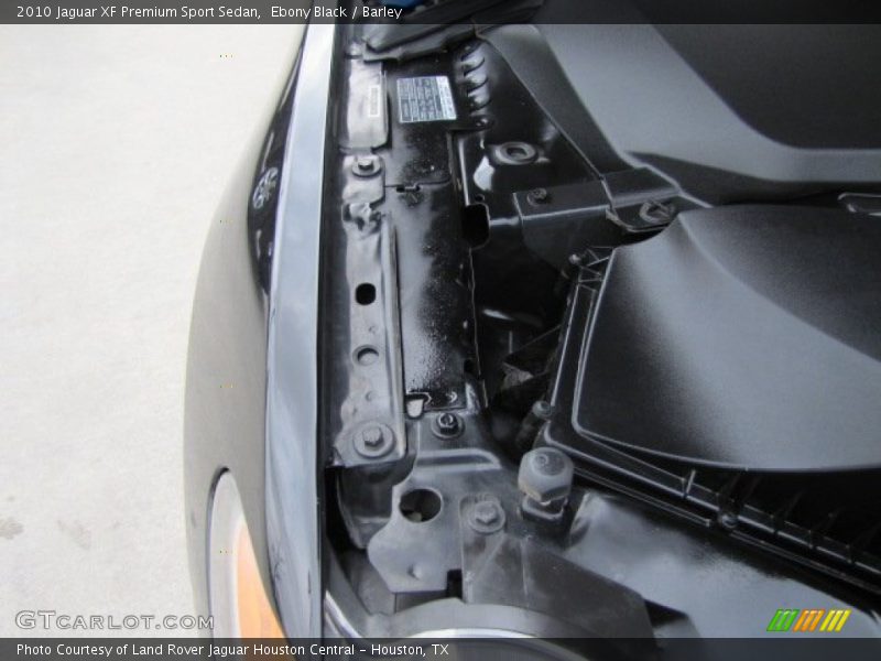 Ebony Black / Barley 2010 Jaguar XF Premium Sport Sedan