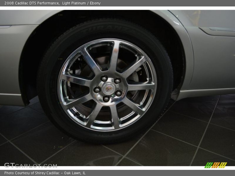 Light Platinum / Ebony 2008 Cadillac DTS Performance