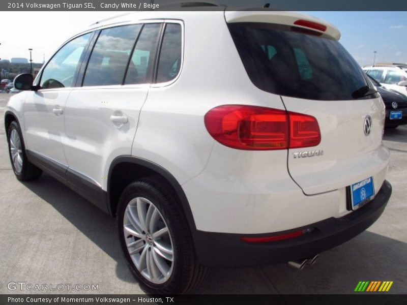 Candy White / Beige 2014 Volkswagen Tiguan SEL