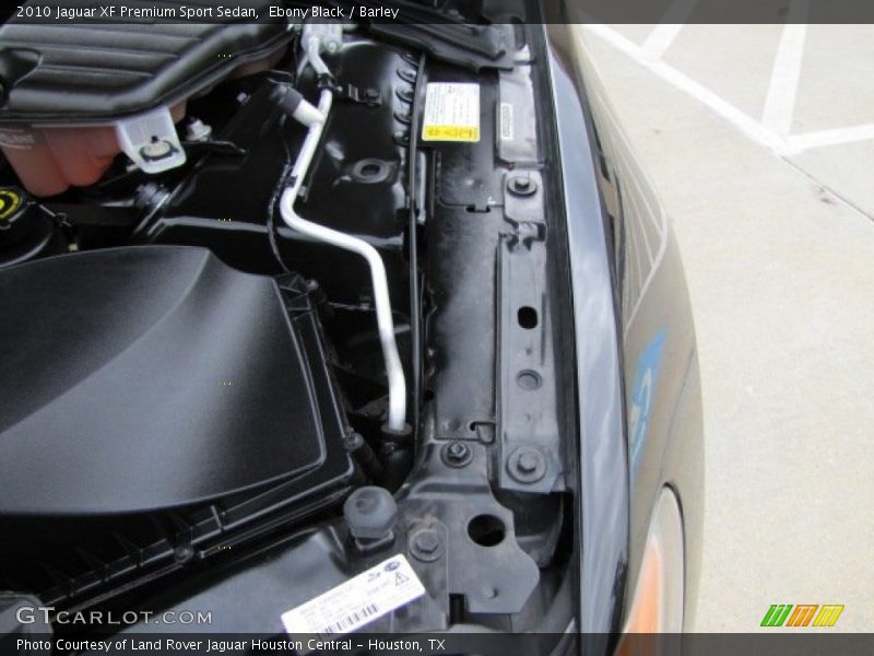 Ebony Black / Barley 2010 Jaguar XF Premium Sport Sedan