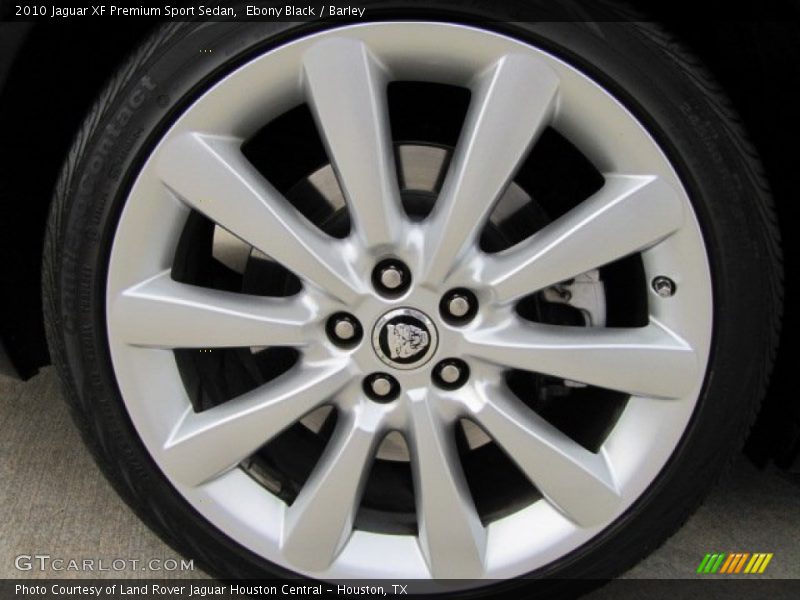 Ebony Black / Barley 2010 Jaguar XF Premium Sport Sedan
