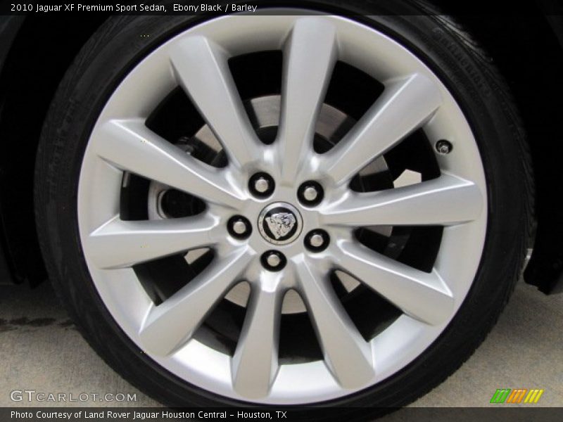Ebony Black / Barley 2010 Jaguar XF Premium Sport Sedan