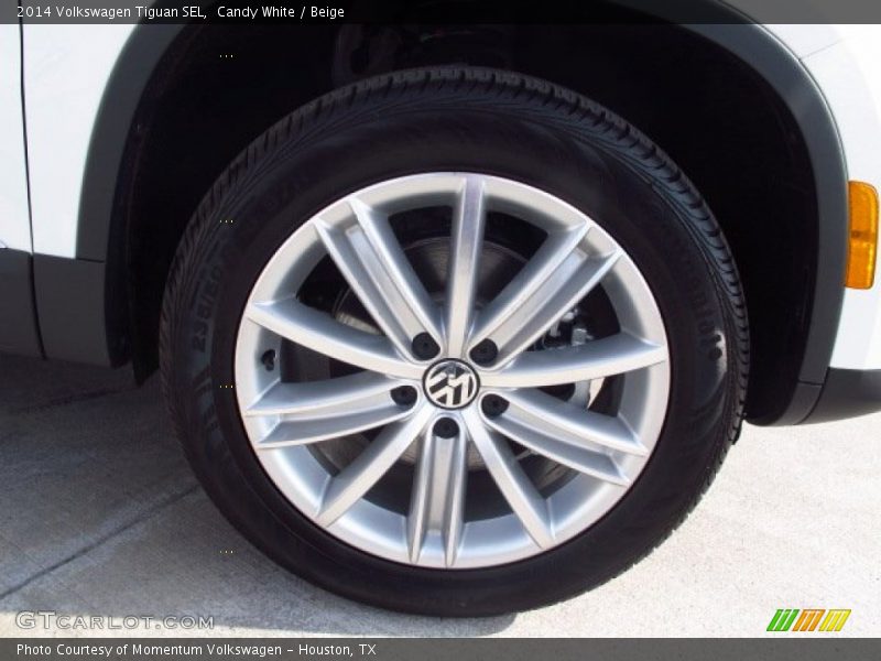 Candy White / Beige 2014 Volkswagen Tiguan SEL