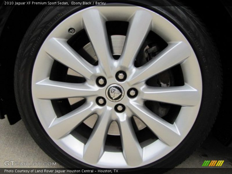 Ebony Black / Barley 2010 Jaguar XF Premium Sport Sedan