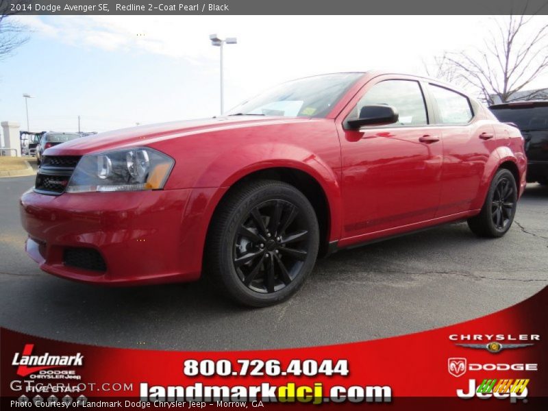 Redline 2-Coat Pearl / Black 2014 Dodge Avenger SE