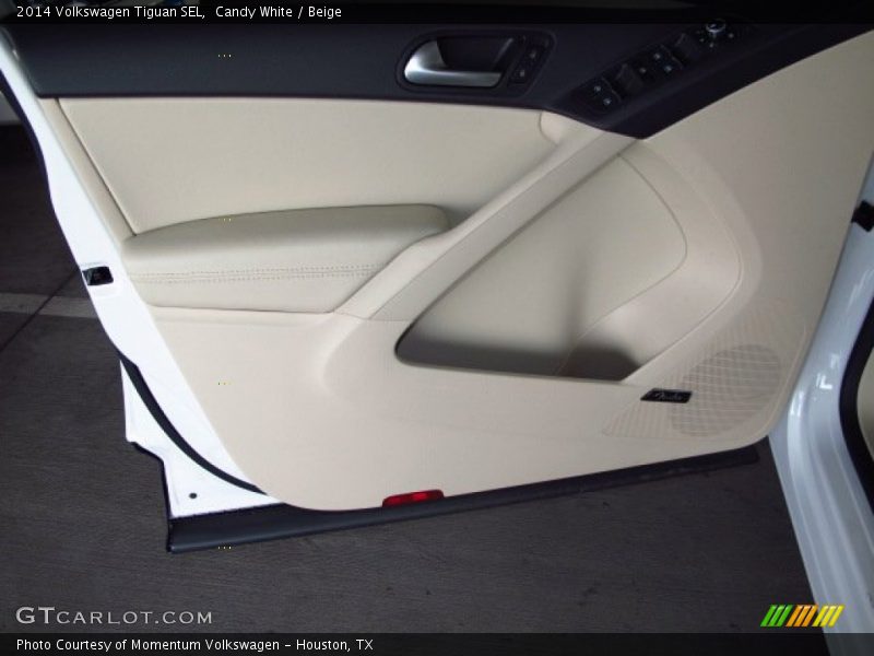 Candy White / Beige 2014 Volkswagen Tiguan SEL