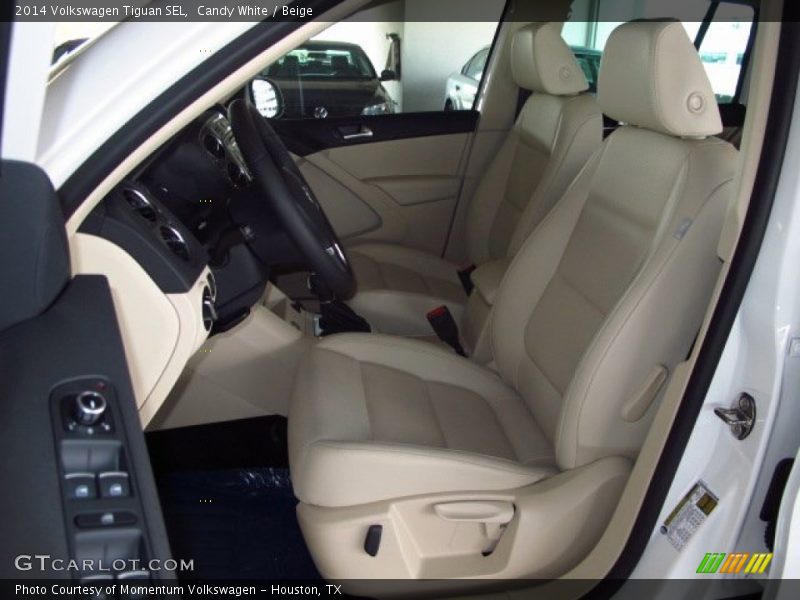 Candy White / Beige 2014 Volkswagen Tiguan SEL