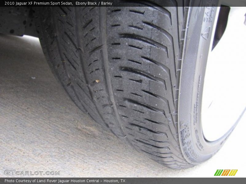Ebony Black / Barley 2010 Jaguar XF Premium Sport Sedan
