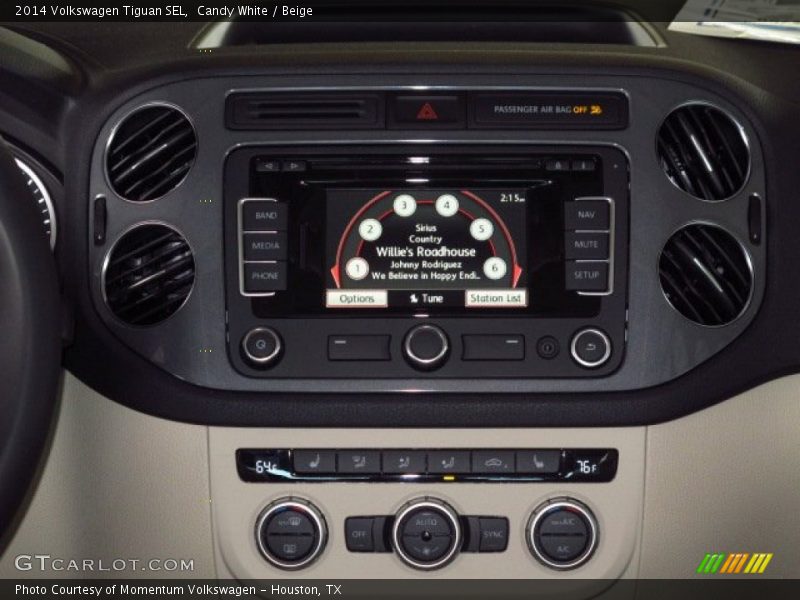 Candy White / Beige 2014 Volkswagen Tiguan SEL