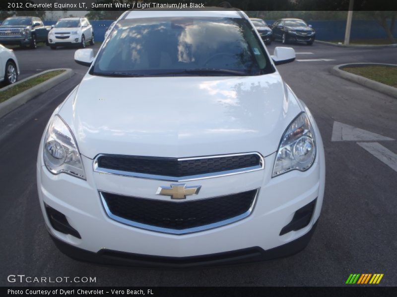 Summit White / Light Titanium/Jet Black 2012 Chevrolet Equinox LT