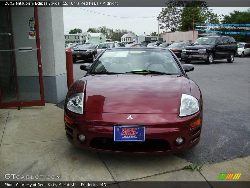Ultra Red Pearl / Midnight 2003 Mitsubishi Eclipse Spyder GS