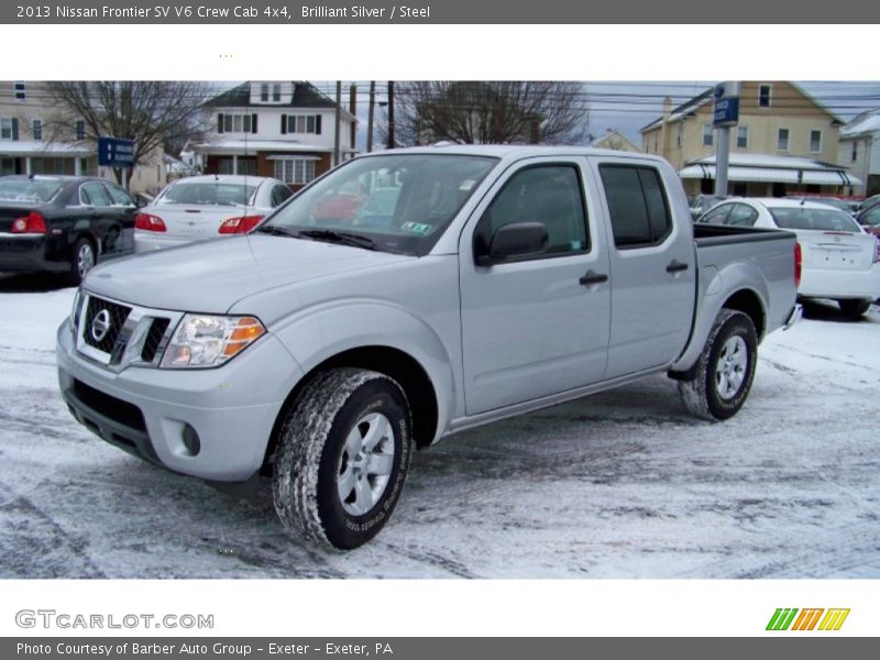 Brilliant Silver / Steel 2013 Nissan Frontier SV V6 Crew Cab 4x4