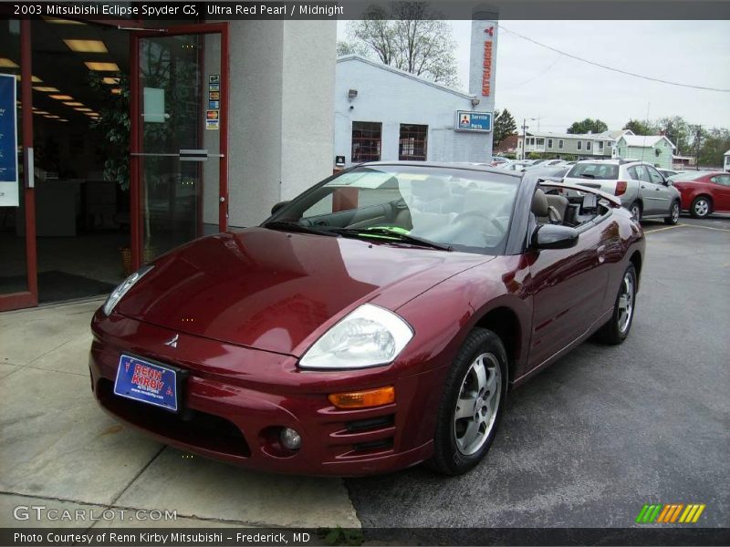 Ultra Red Pearl / Midnight 2003 Mitsubishi Eclipse Spyder GS