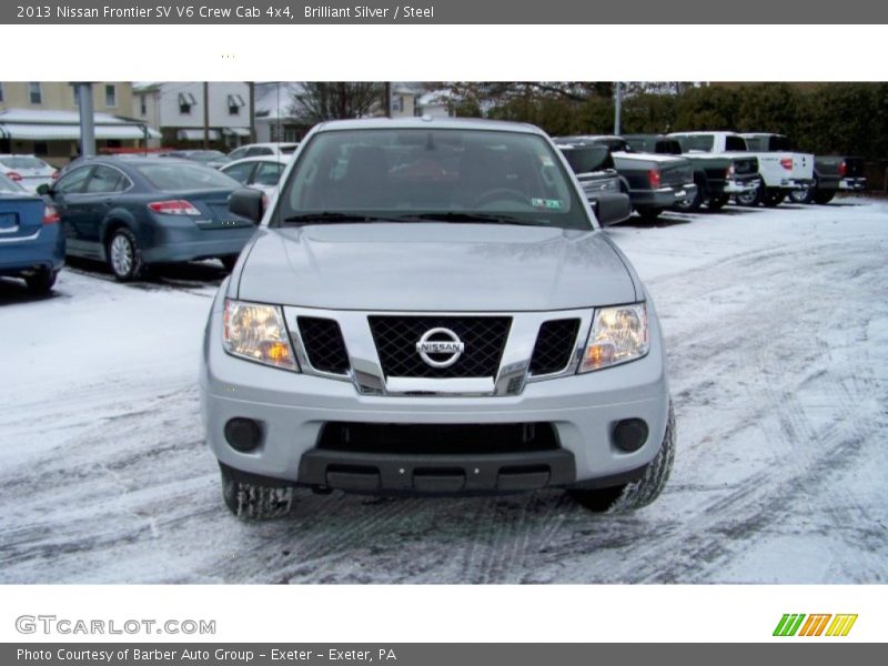 Brilliant Silver / Steel 2013 Nissan Frontier SV V6 Crew Cab 4x4